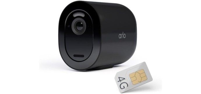 Amazon: Camera Surveillance Exterieure sans Fil Arlo Go 2 3G/4G LTE à 219,99€