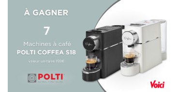 Voici: 7 machines à café Polti Coffea S18 à gagner