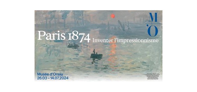 Arte: Des entrées pour l'exposition "Paris 1874. Inventer l’impressionnisme" à gagner