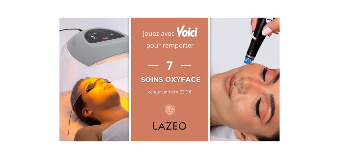 Voici: 7 soins visage dans un centre Lazeo partout en France à gagner