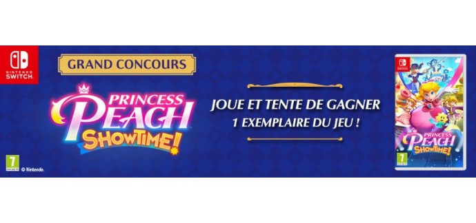 Le Journal de Mickey: 3 jeux vidéo Switch "Princesse Peach : Showtime" à gagner