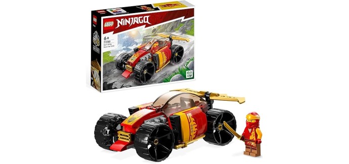 Amazon: LEGO Ninjago La Voiture de Course Ninja de Kai Évolution - 71780 à 6,73€