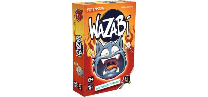 Amazon: Jeu de société WAZABI Extension Supplément Piment à 6,42€