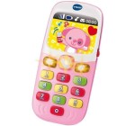 Amazon: Jouet VTech - Baby Smartphone Bilingue Rose à 7,44€