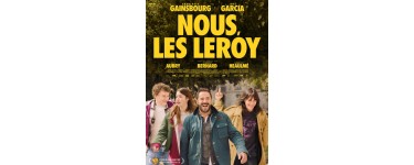 Carrefour: 100 lots de 2 places de cinéma pour le film "Nous les Leroy" à gagner