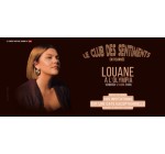 Riffx: 8 lots de 2 invitations pour le concert de Louane "Le Club des Sentiments" à Paris à gagner