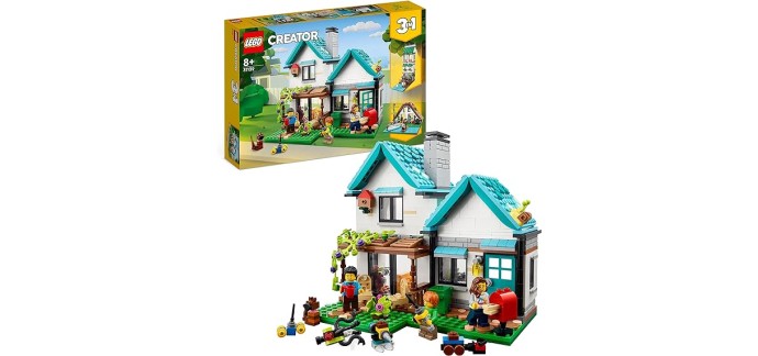 Amazon: LEGO Creator 3-en-1 La Maison Accueillante - 31139 à 38,99€