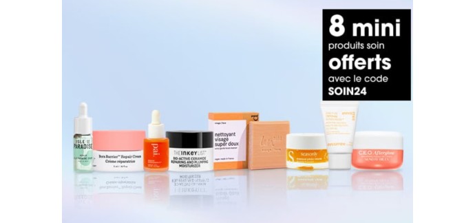 Sephora: 8 mini produits soin en cadeau dès 90€ d'achat sur l'application