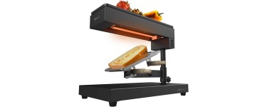 Amazon: Raclette traditionnelle Cecotec Cheese&Grill 6000 Black. à 30,90€