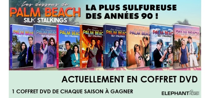 Ciné Média: 8 coffrets DVD de la série "Les Dessous de Palm Beach" à gagner