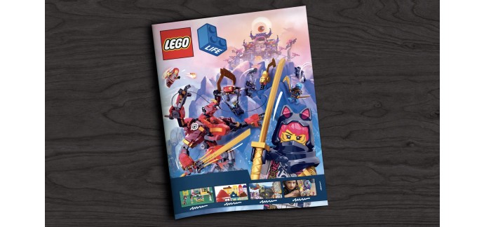 LEGO: 4 magazines LEGO Life (BD, activités, coloriage, ...) offerts gratuitement par an