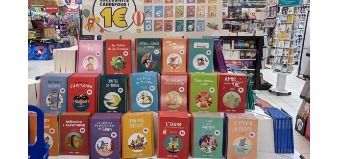 Carrefour: 2 lots de 20 livres pour enfants de la collection "Lecture pour tous" à gagner