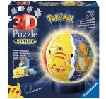 Amazon: Puzzle 3D Ravensburger Ball illuminé - Pokémon à 27,99€