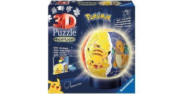 Amazon: Puzzle 3D Ravensburger Ball illuminé - Pokémon à 27,99€