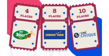Carrefour Spectacles: 4 places pour Parc Astérix, 8 places pour Europa Park, 10 cinéchèques à gagner