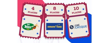 Carrefour Spectacles: 4 places pour Parc Astérix, 8 places pour Europa Park, 10 cinéchèques à gagner