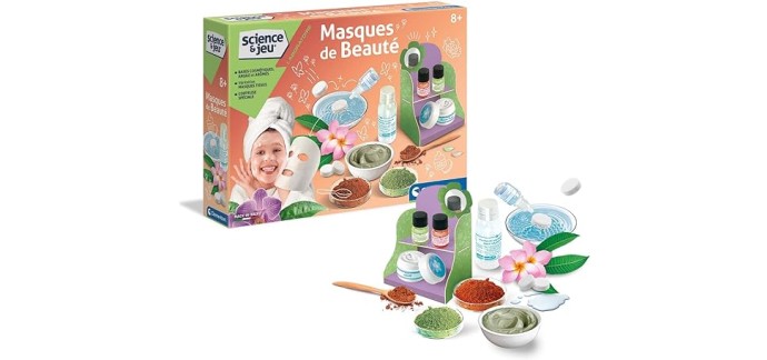 Amazon: Kit Clementoni - Masques de beauté à 12,99€