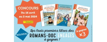 Familiscope: 3 livres de la collection "Les Romans-docs engagés" à gagner