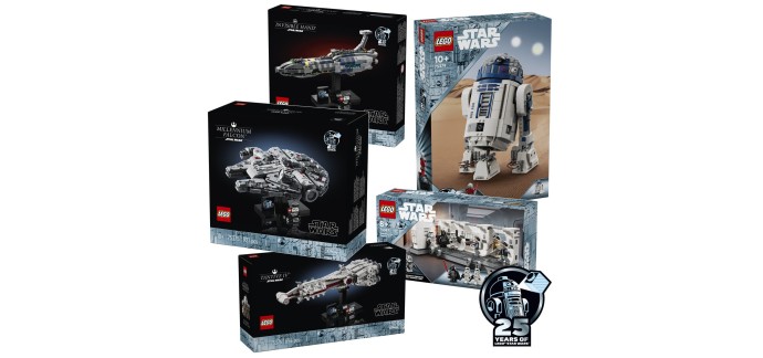 CGR Cinémas : 1 lot de 8 boites de Lego "Star Wars" à gagner