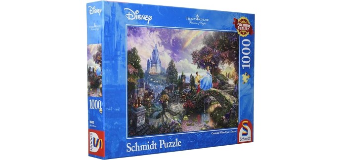 Amazon: Puzzle Schmidt Thomas Kinkade Disney Cendrillon - 1000 pièces à 12,80€