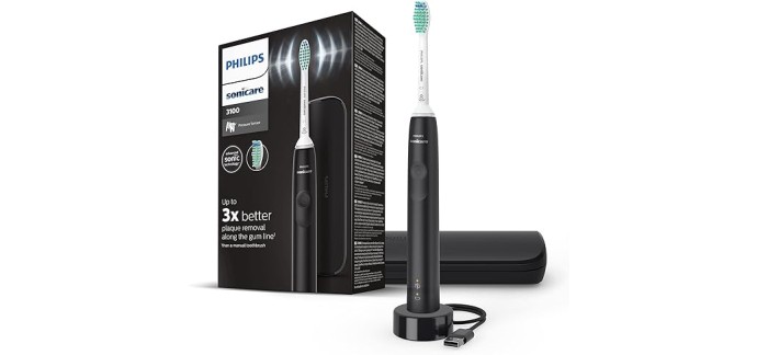 Amazon: Brosse à dents électrique sonique Philips Sonicare Série 3100 HX3673/14 à 39,99€