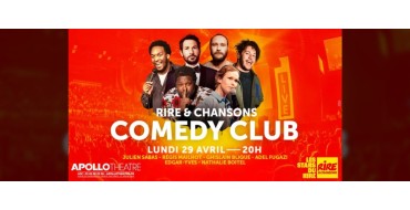 Rire et chansons: Des invitations pour le spectacle "Rire & Chansons Comedy Club" à gagner