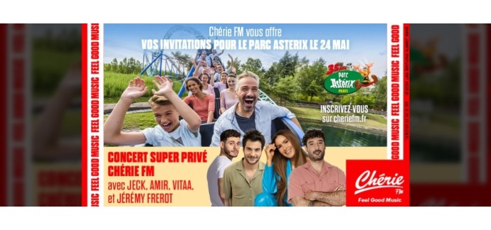 Chérie FM: 250 lots de 4 invitations pour le Concert Super Privé de Chérie FM à gagner