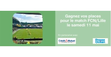 Ouest France: 1 lot de 2 invitations pour le match de football Nantes / Lille à gagner
