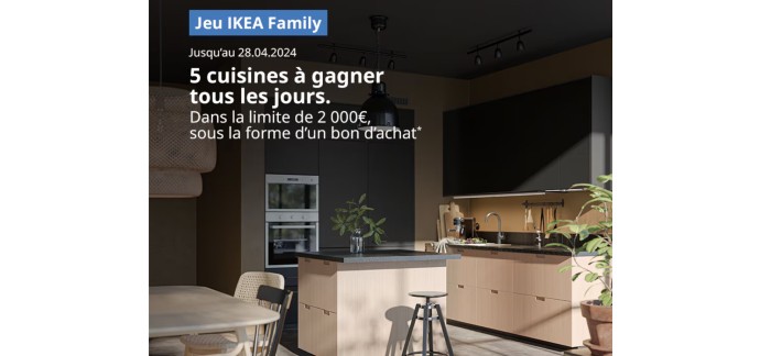 IKEA: 5 cuisines à gagner tous les jours