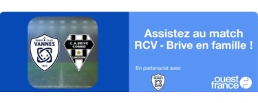 Ouest France: 1 lot de 4 invitations pour le match de rugby Vannes / Brive à gagner