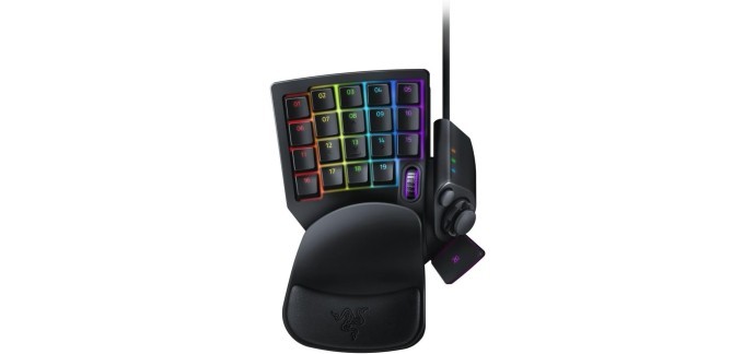 Amazon: Pavé Numérique Gamer Razer Tartarus V2 - 32 Touches Entièrement Programmables à 49,99€