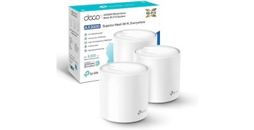 Amazon: Système WiFi TP-Link Deco WiFi 6 Mesh AX3000Mbps Deco X50 (3-pack) à 169,90€