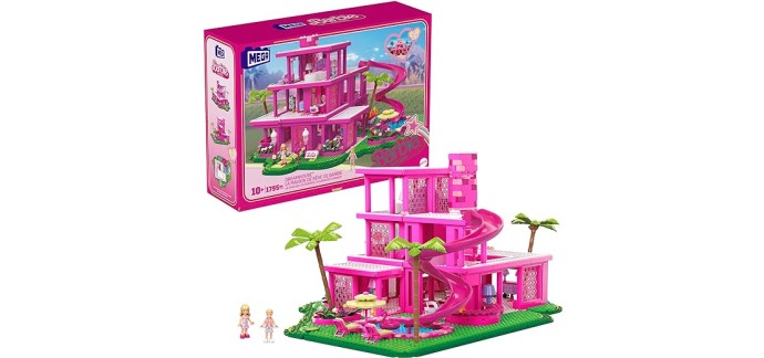 Amazon: Coffret De Construction MEGA Barbie Le Film Barbie - Maison De Rêve à 70,49€