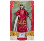 Amazon: Poupée Barbie Collection Signature Nouvel an Chinois en Robe À Fleurs Rouge à 48,99€