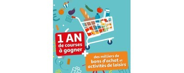 Auchan: 34 x 1 an de courses, des bons d'achat à gagner