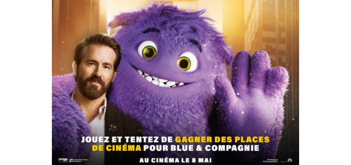 Sortiraparis.com: 10 lots de 2 places de cinéma pour le film "Blue & Compagnie" à gagner