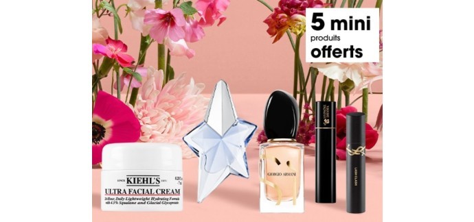 Sephora: 5 mini produits offerts dès 95€ d'achat 