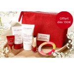 Clarins: Une trousse iconique avec 4 essentiels beauté en cadeau dès 80€ d'achat