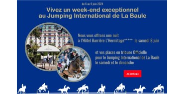 Ouest France: Une nuit à la Baule + accès VIP au Jumping International à gagner