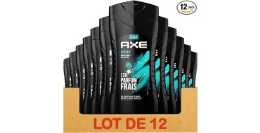 Amazon: Lot de 12 Gels douche homme Axe Apollo 5en1 - Parfum Sauge & Bois de Cèdres (250ml) à 25,12€