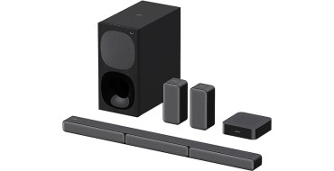 Amazon: Barre de Son 5.1ch Sony HT-S40R avec enceintes satellites sans fil, Noir à 276€