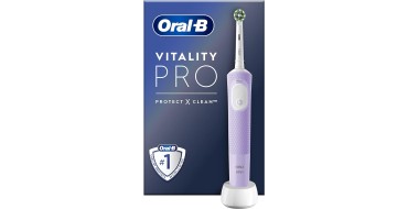 Amazon: Brosse À Dents Électrique Oral-B Vitality Pro Violette, 1 Brossette à 23,99€