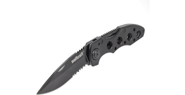 Amazon: Couteau de Poche Pliant wolfcraft 4289000 - Lame de 75 mm Lisse et Crantée à 12,49€