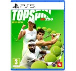 Amazon: Jeu TopSpin 2K25 - Édition Deluxe sur PS5 à 59,99€