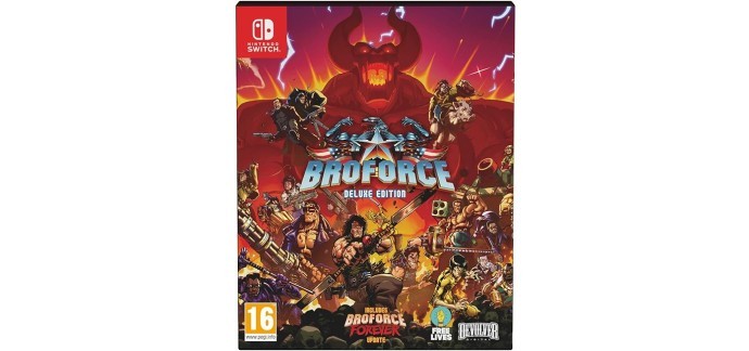 Amazon: Jeu Broforce Deluxe Edition sur Nintendo Switch à 24,99€