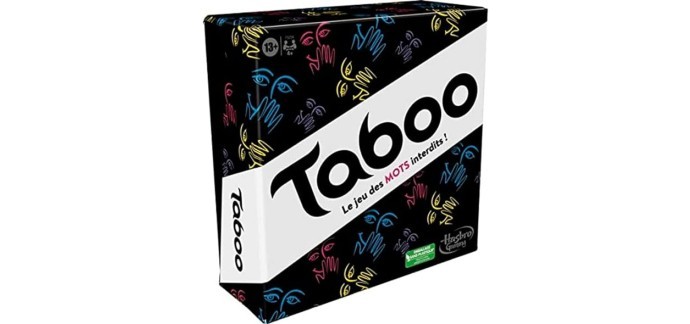 Amazon: Jeu de société Hasbro Gaming Taboo Classique à 15,59€