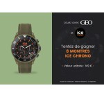 GEO: 8 montres Chrono ICE WATCH à gagner