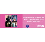 Ouest France: 1 lot de 2 pass 3 jours pour le festival Beauregard à gagner