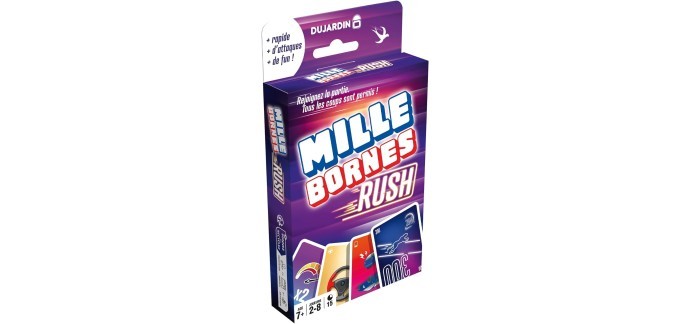 Amazon: Jeu de société Dujardin Mille Bornes Rush à 8,26€