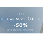 IZAC: -50% sur le deuxième article acheté sur la collection printemps-été 2024